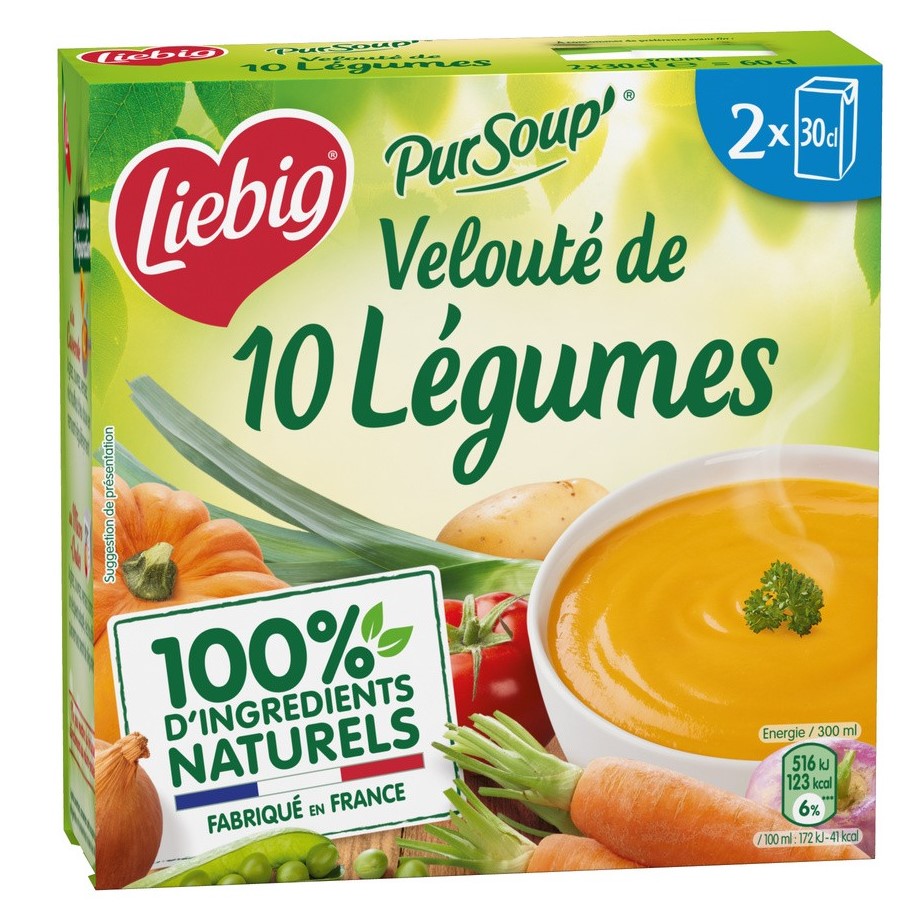 Velouté 10 légumes variés Pur Soup'